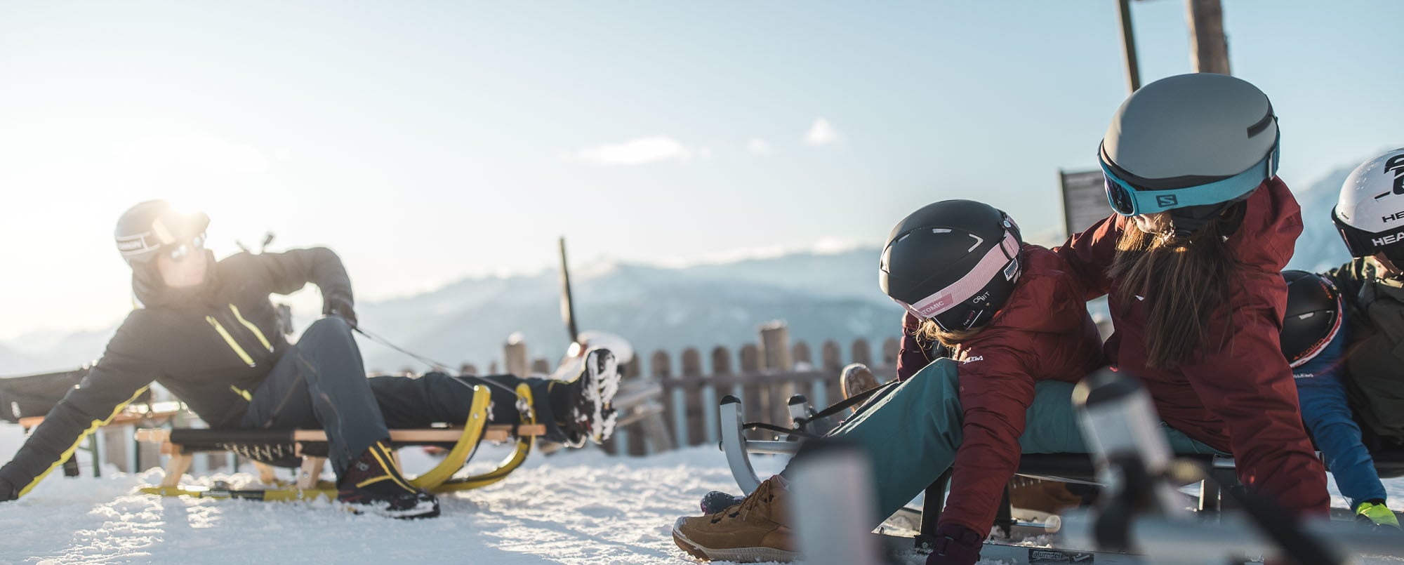 Tobogganing course