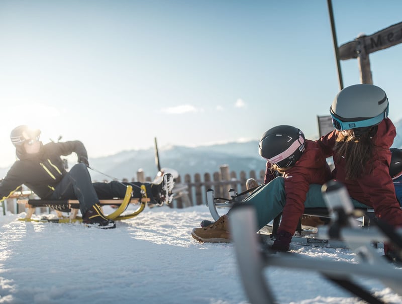 Tobogganing course