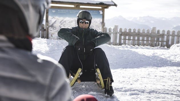 Tobogganing course