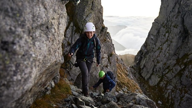 Prima l'arrampicata, <br> poi la pausa