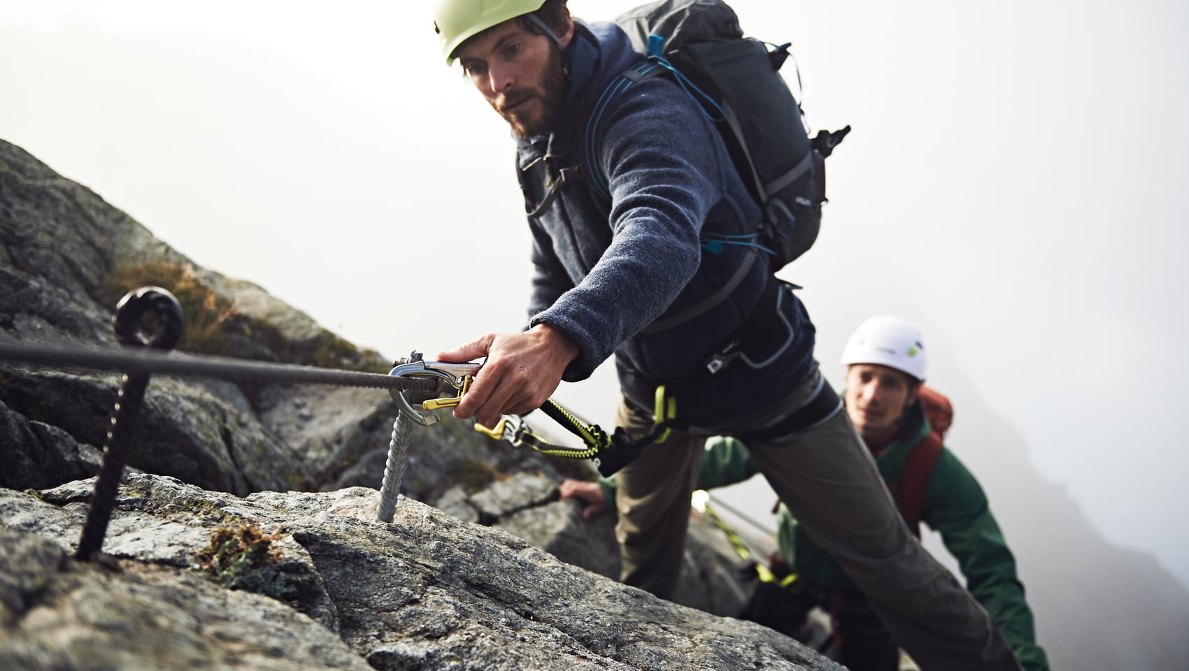 Prima l'arrampicata, <br> poi la pausa