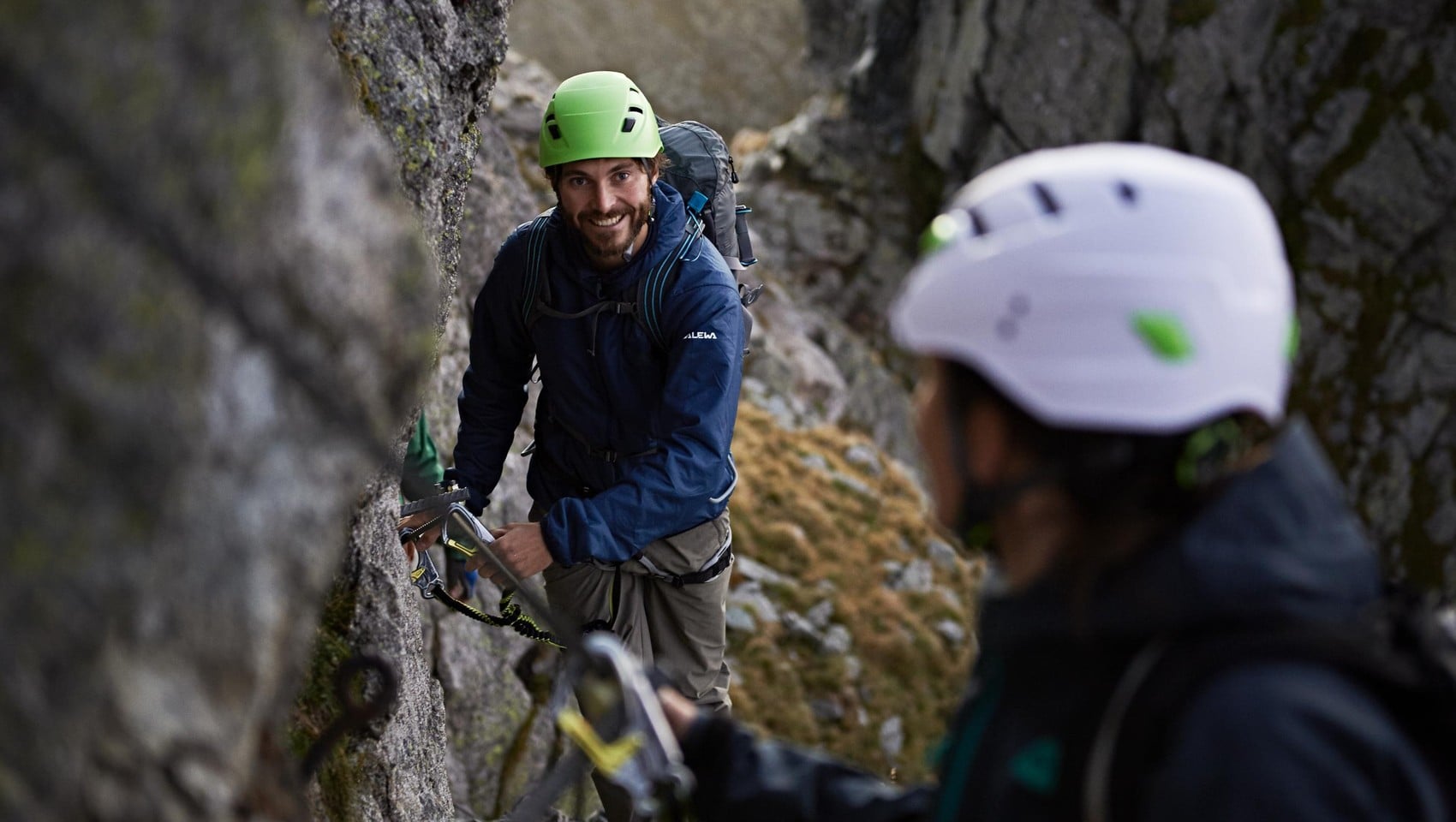 Prima l'arrampicata, <br> poi la pausa