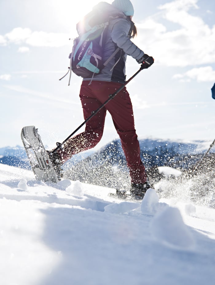 Snowshoeing